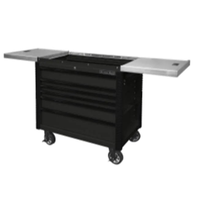 41 in. 6-Drawer Slide Top Tool Cart - Matte Black