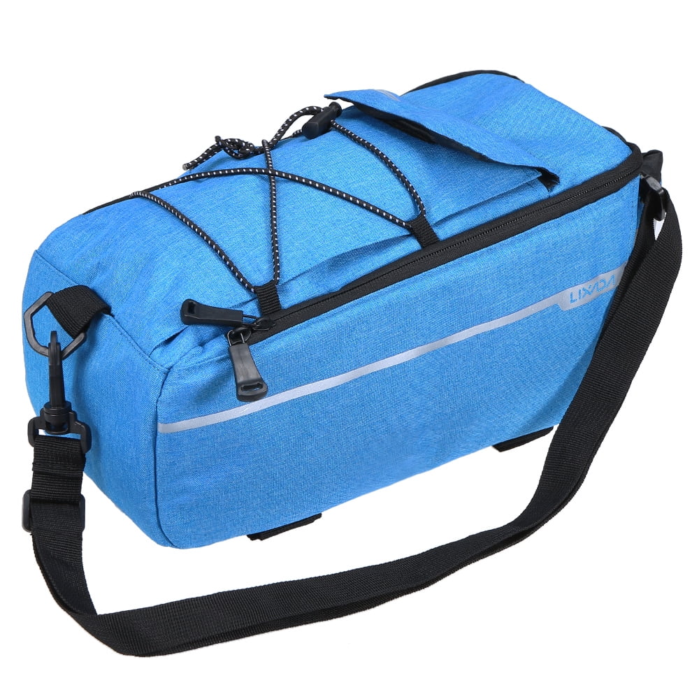 Lixada Insulated Trunk Cooler Bag,Cycling Bicycle Rear Rack Storage Luggage Bag,Reflective  Bike Pannier Bag Shoulder Bag