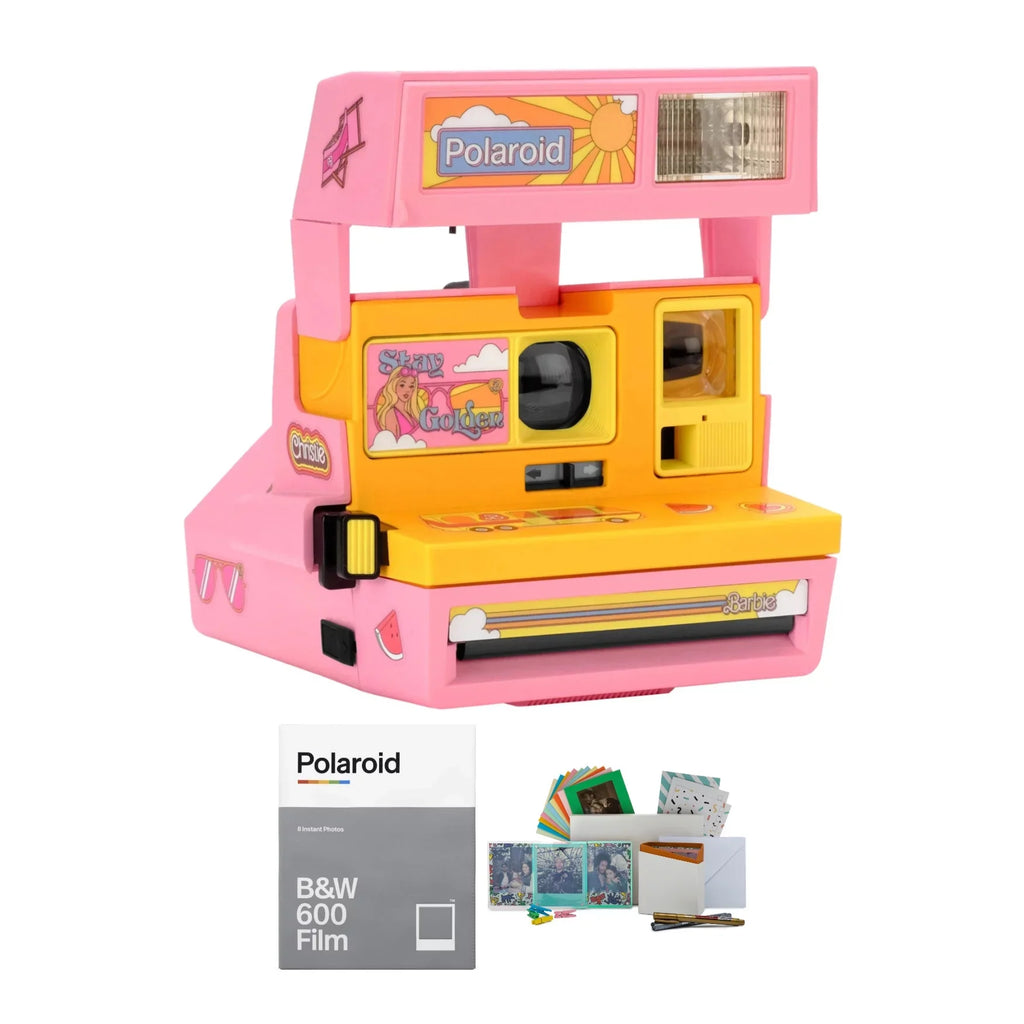 Polaroid 600 Instant Film Camera (Malibu Barbie) with Instant Film and Film Kit