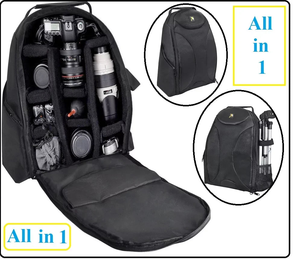 Pro Deluxe Backpack Case Bag for Nikon