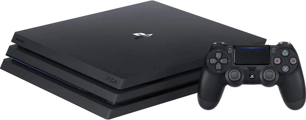Pre-Owned Sony PlayStation 4 Pro 1TB Gaming Console Black Headset 2 Controller With   Cleaning Kit Bundle (Refurbished: Like New)