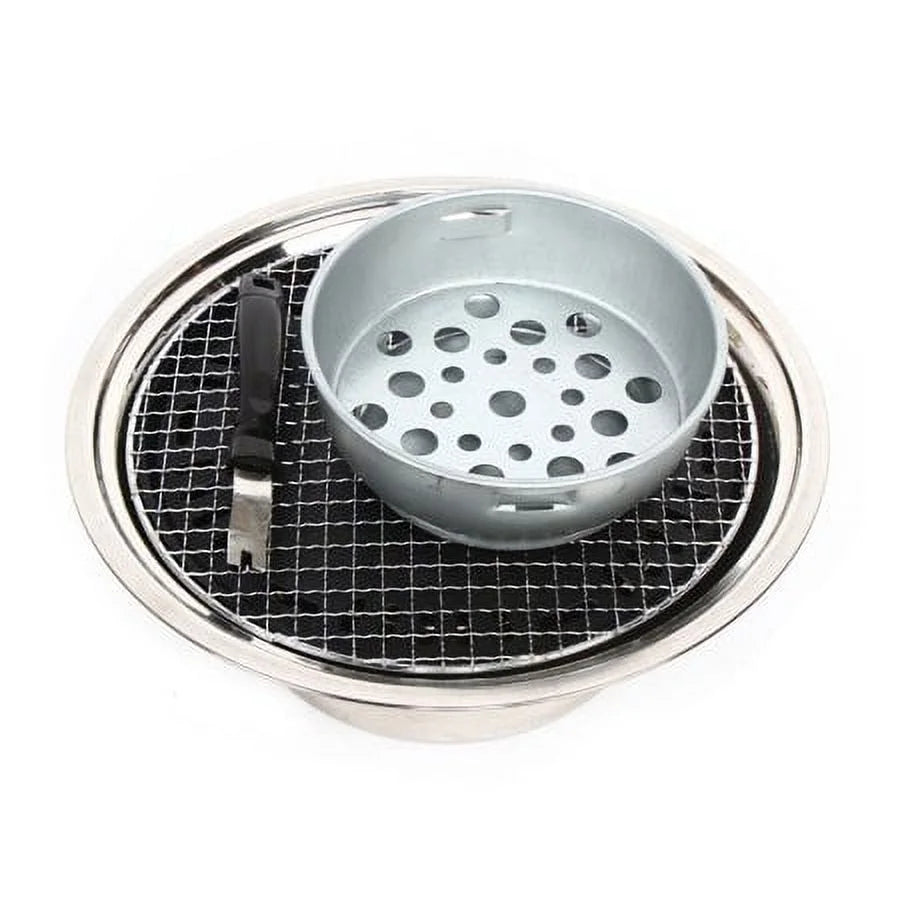 Japanese Korean Stainless Hibachi  Picnic Table Grill Barbecue Stove Cooker