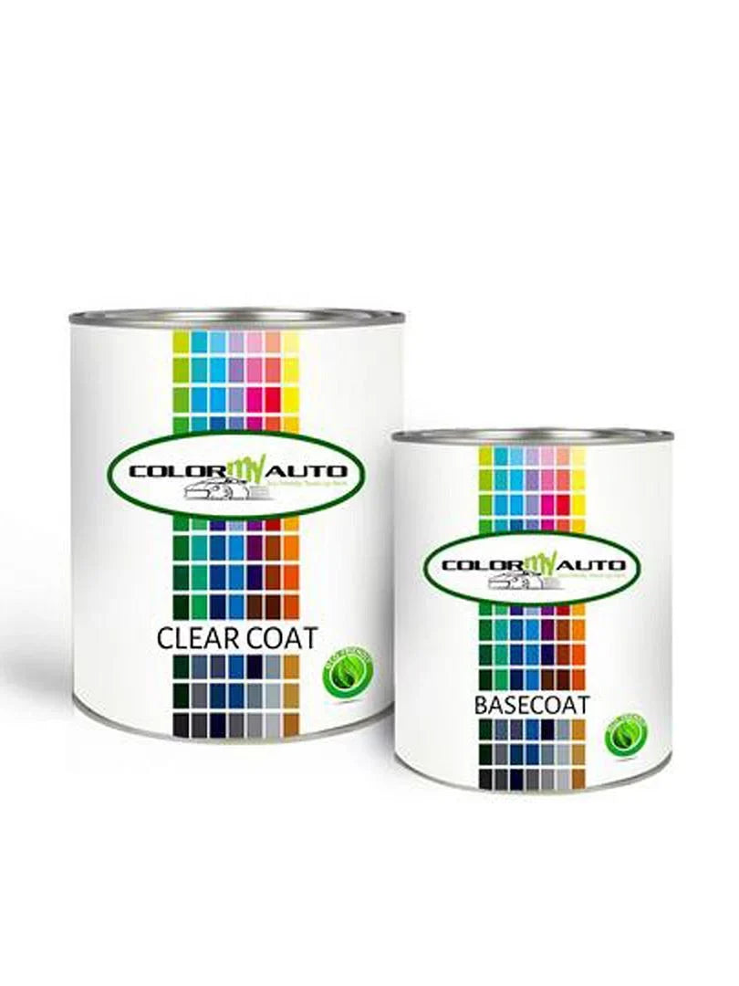 for   2010-18 Carbon Black Metallic 416 Pint Base Coat & Quart Clear Coat