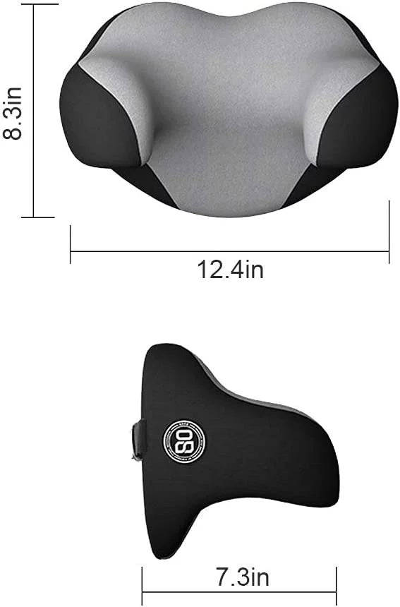 Headrest Pillow for Car Seat, Memory Foam Neck Support Pillow for Neck Pain Relief - -Shaped Ergonomic Design Soft Travel Pillow for Sleeping and Resting in Car and Office