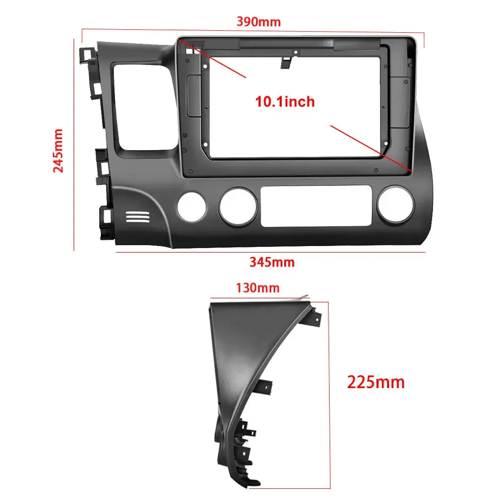 10.1 inches 1280*720  Touchscreen Android 12 2+32GB Car Stereo for Honda Civic 2006-2011 Car Radio Carplay & Android Auto Support Backup Camera  Navi