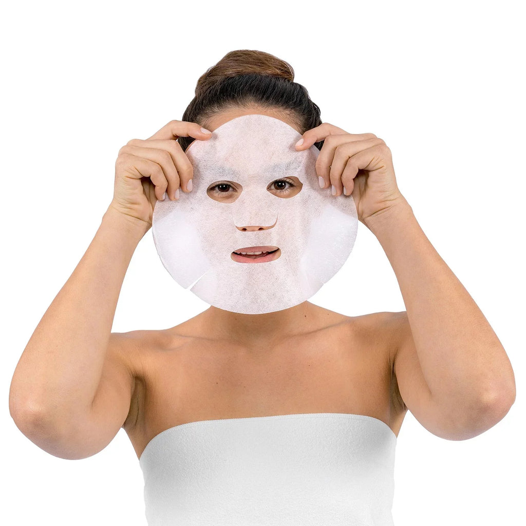 Miss Spa Hydrating Face Sheet Mask with Aloe, Skin Care for Women, 4-Pack