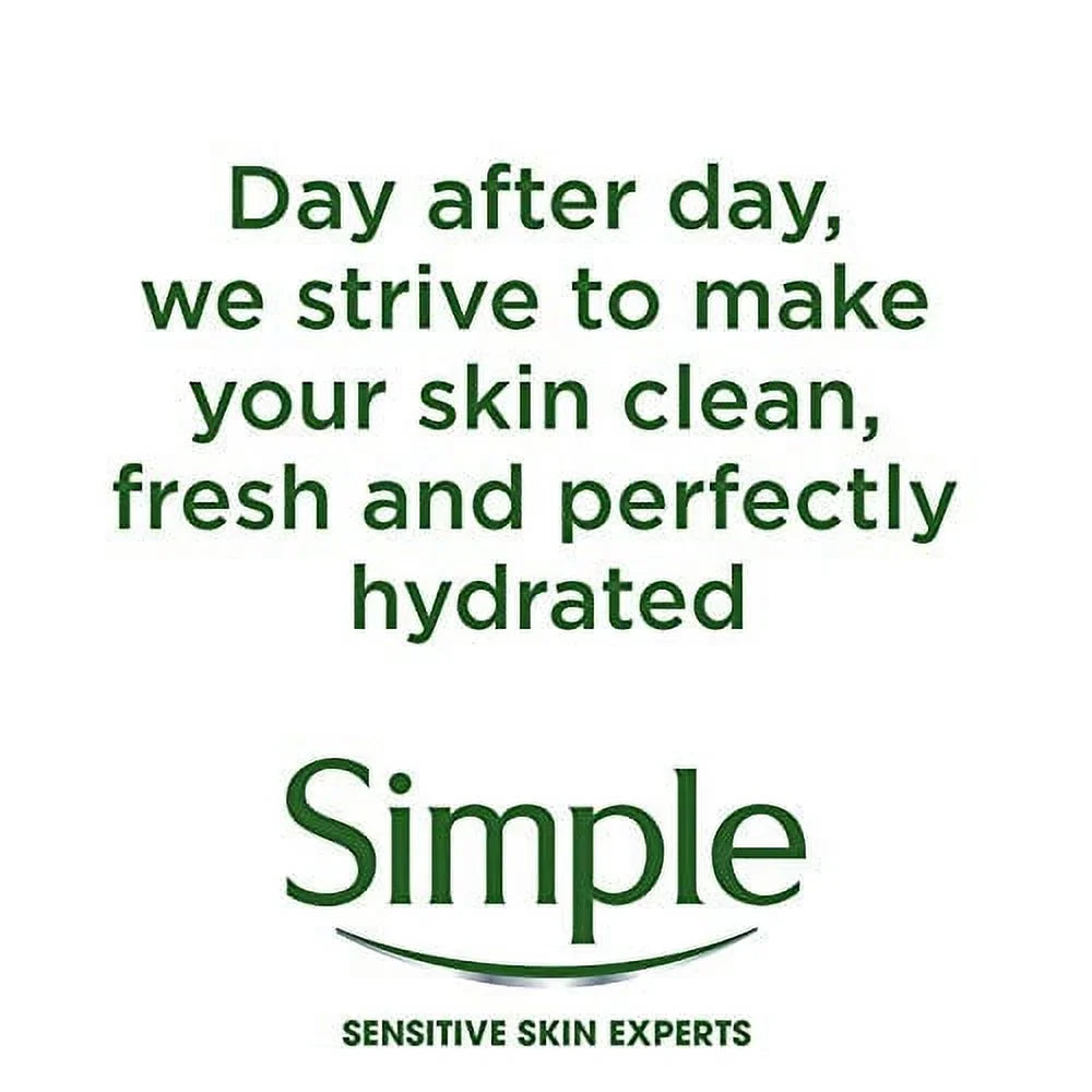 Simple Water Boost Hydrating Cleansing Wipes - 25 Wipes  6 Pack (150 Wipes)