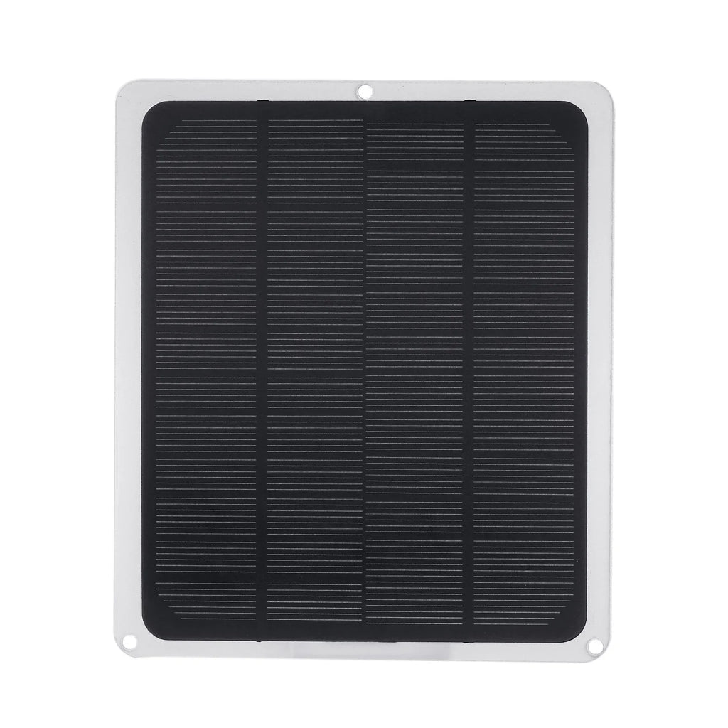 10W Solar Panel with  Port Car Chargers Charge for 12V-Battery Portable Completed Accessories for Outdoor Camping Hiking Fishing Climbing