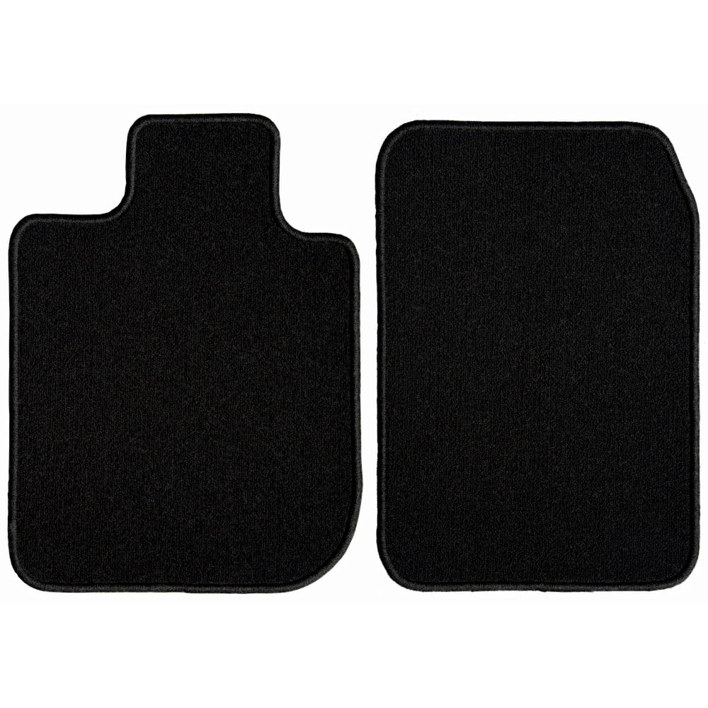 Black Classic Carpet Car Mats / Floor Mats, Custom Fit for 2018, 2019, 2020, 2021 - Driver & Passenger Mats