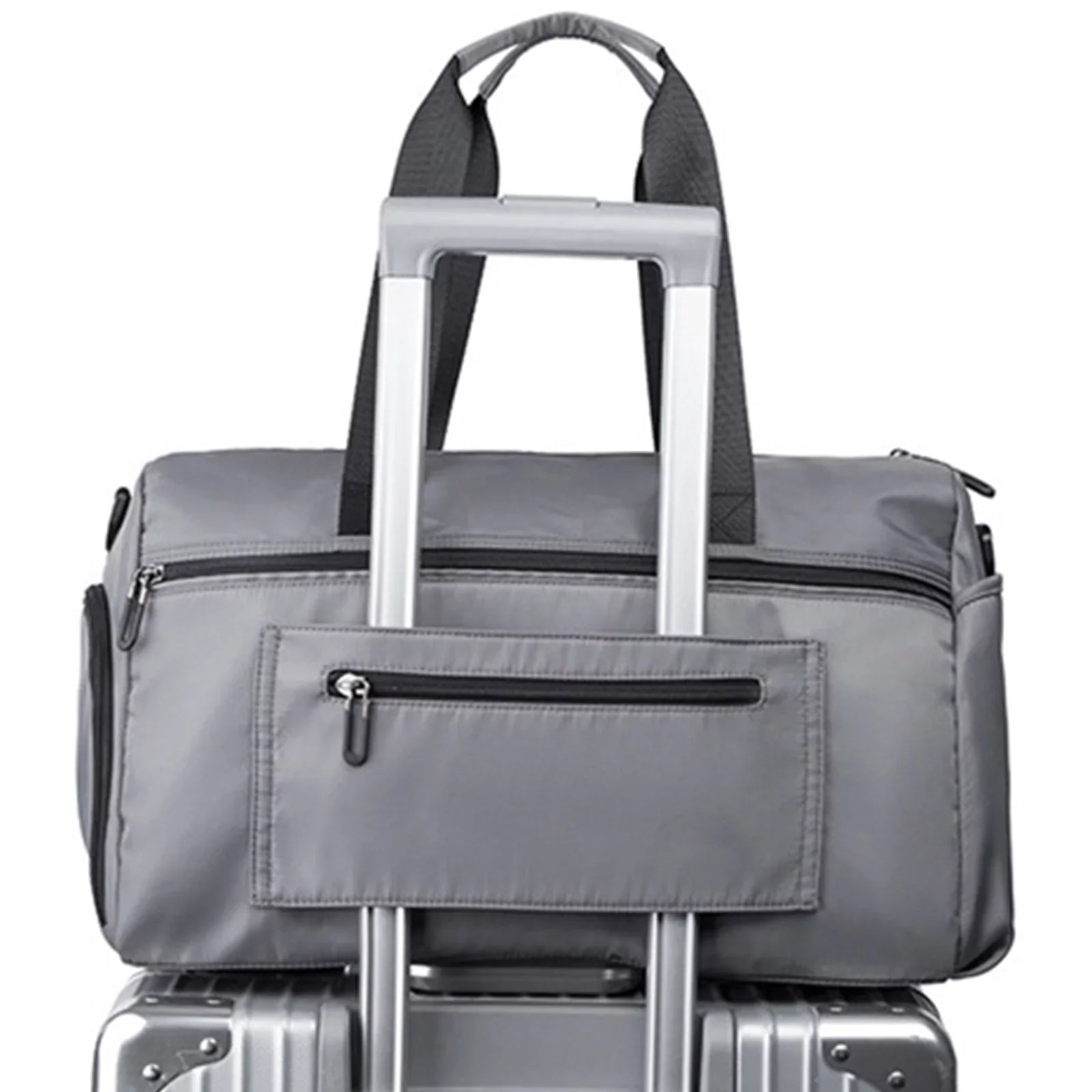 Tsseiatte Travel Duffel Bag for Women Men Overnight Bag Small Sports Bag with Dry Wet Pocket and Shoes Compartment