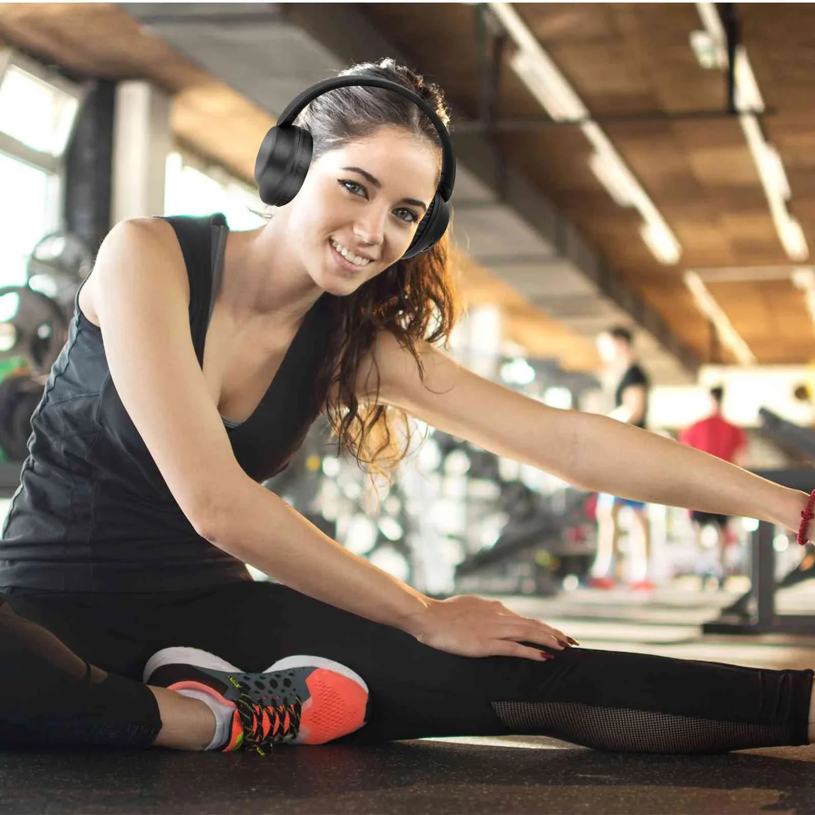 UrbanX  Wireless Bluetooth Stereo Earphones High Resolution Audio Deep Bass Superior Comfort Over The Ear Headphones with Mic for  Desire 628 phone Call Support