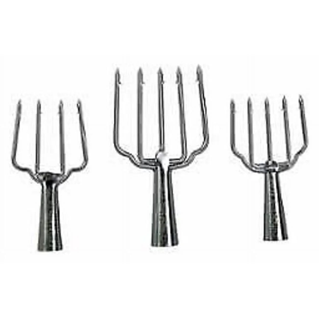 & 4PKS 7 in. Stainless Steel Spear Fish 3 Prong Tip