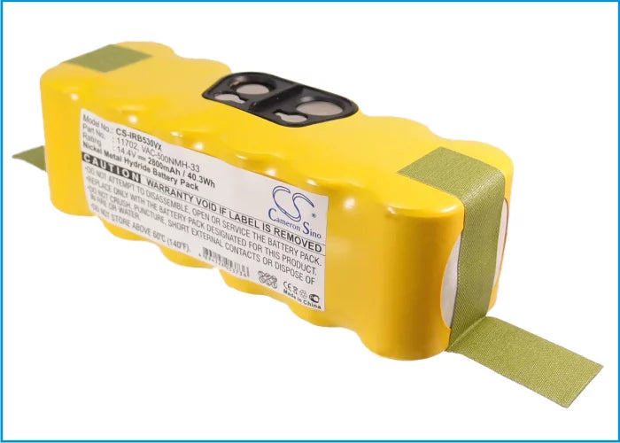 BanGomi Battery Replacement for Roomba 532 Roomba 800 Roomba 570 Roomba 531 Roomba 595 Roomba 760 Roomba 660 Roomba 620 Roomba 80501e Roomba 900,11702 -Roomba-500 -500NMH-33 (2800mAh/14.4V)