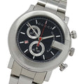Used Gucci  watch men's  chrono date quartz stainless steel  101M  silver black