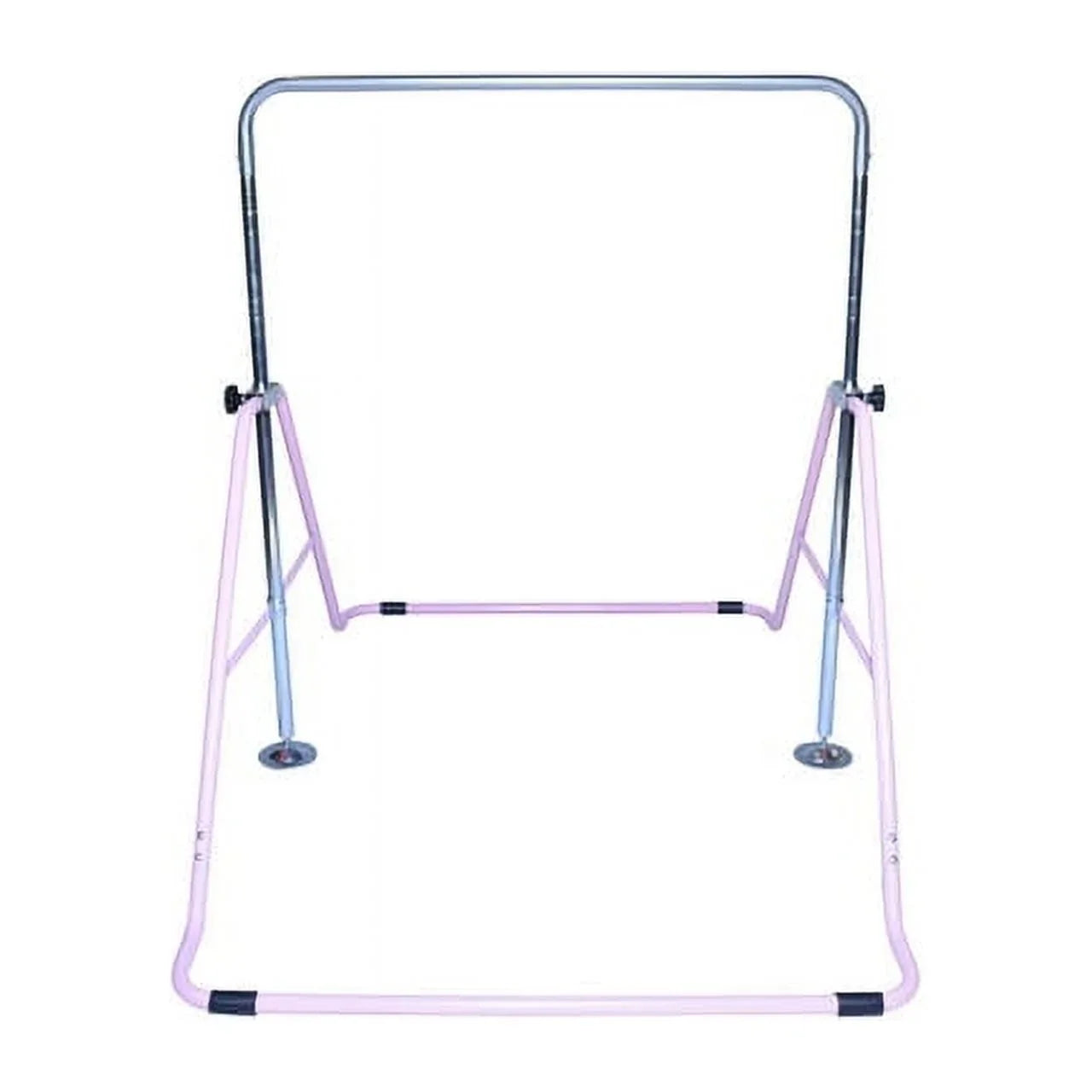 Junior Pro Gymnastics Bar: Pink Monkey Bar Climbing Tower for Kids' Horizontal Kip Bar Training