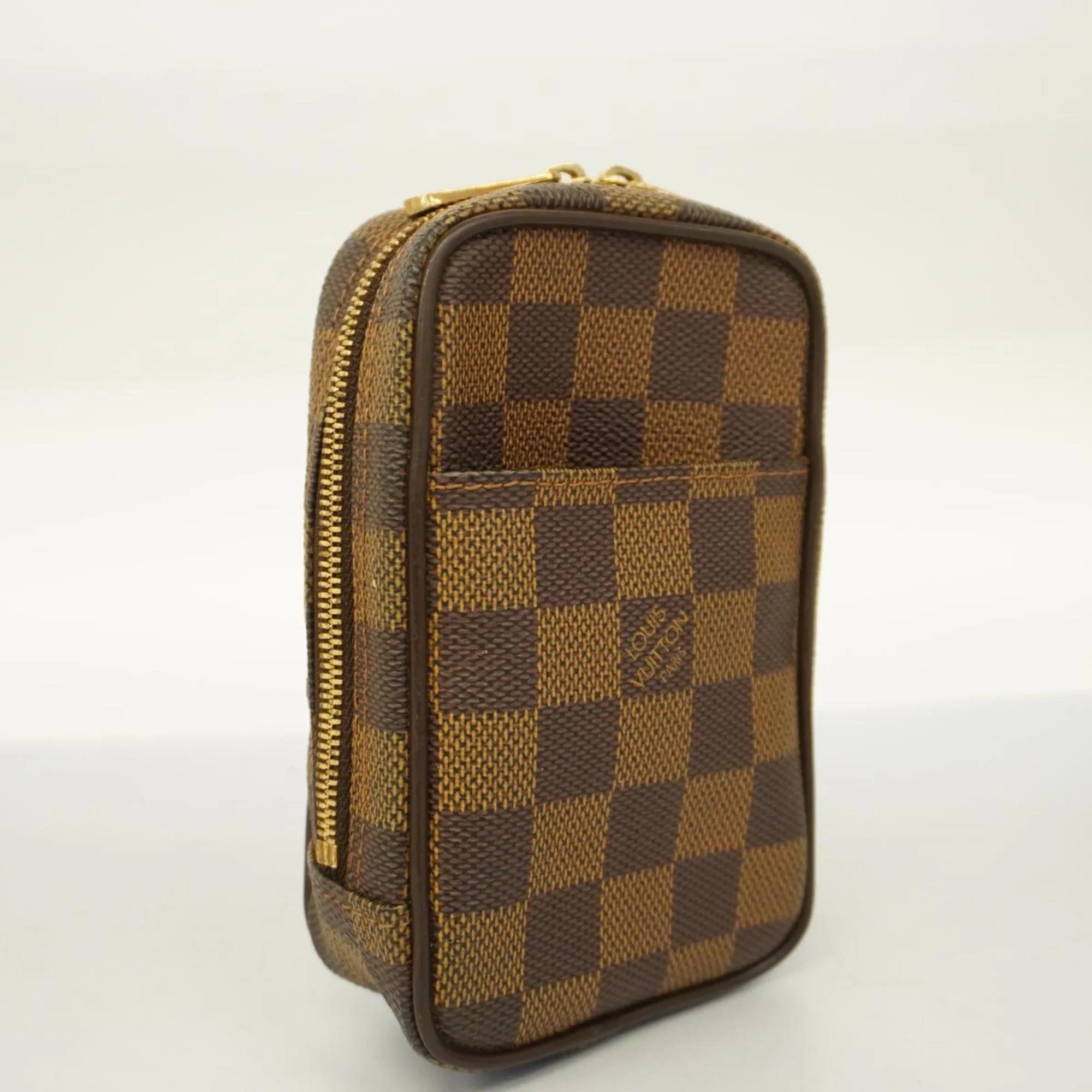 Pre-Owned Louis Vuitton Pouch Damier Etui Okapi   Ebene Men's Women's (Good)