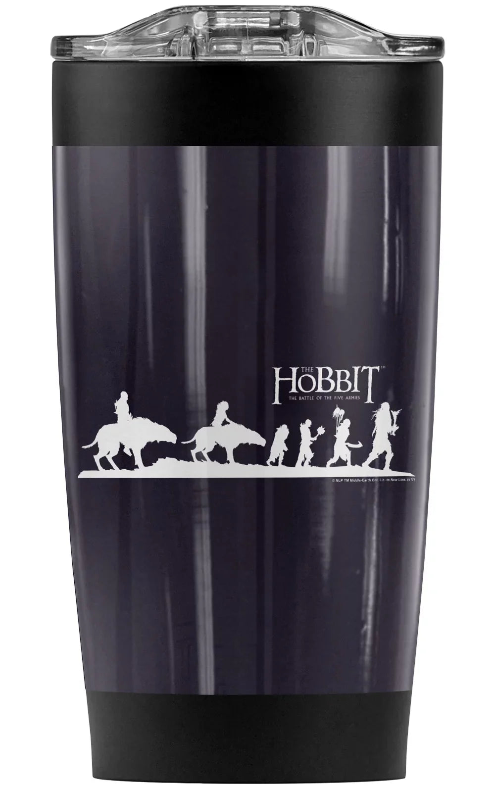 The Hobbit/Orc Company Stainless Steel Tumbler 20 oz Coffee Travel Mug/Cup, Vacuum Insulated & Double Wall with Leakproof Sliding Lid | Great for Hot Drinks and Cold Beverages