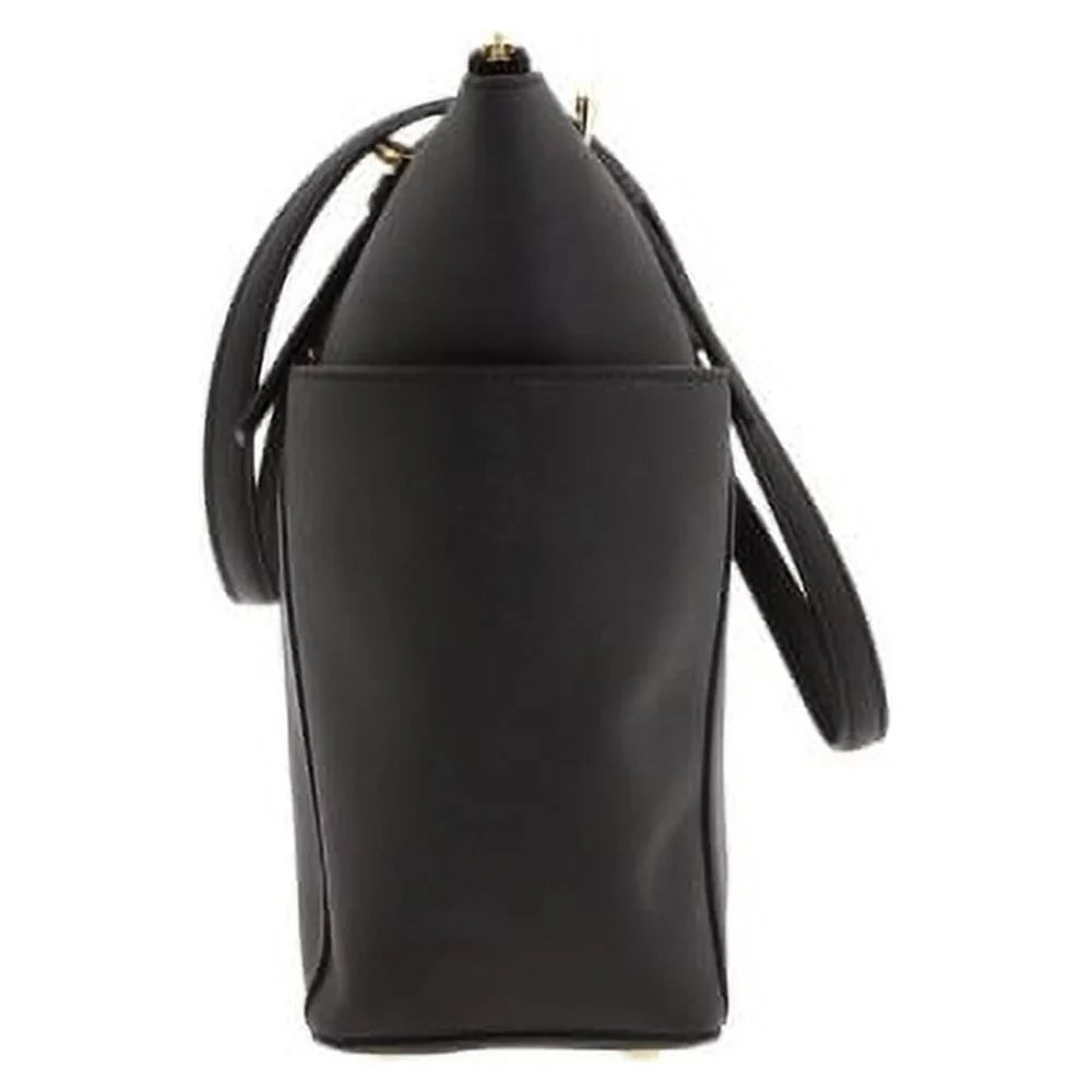 Michael Kors Jet Set Travel Med. Top Zip Saffiano Tote - Black - 30F2GTTT8L-001