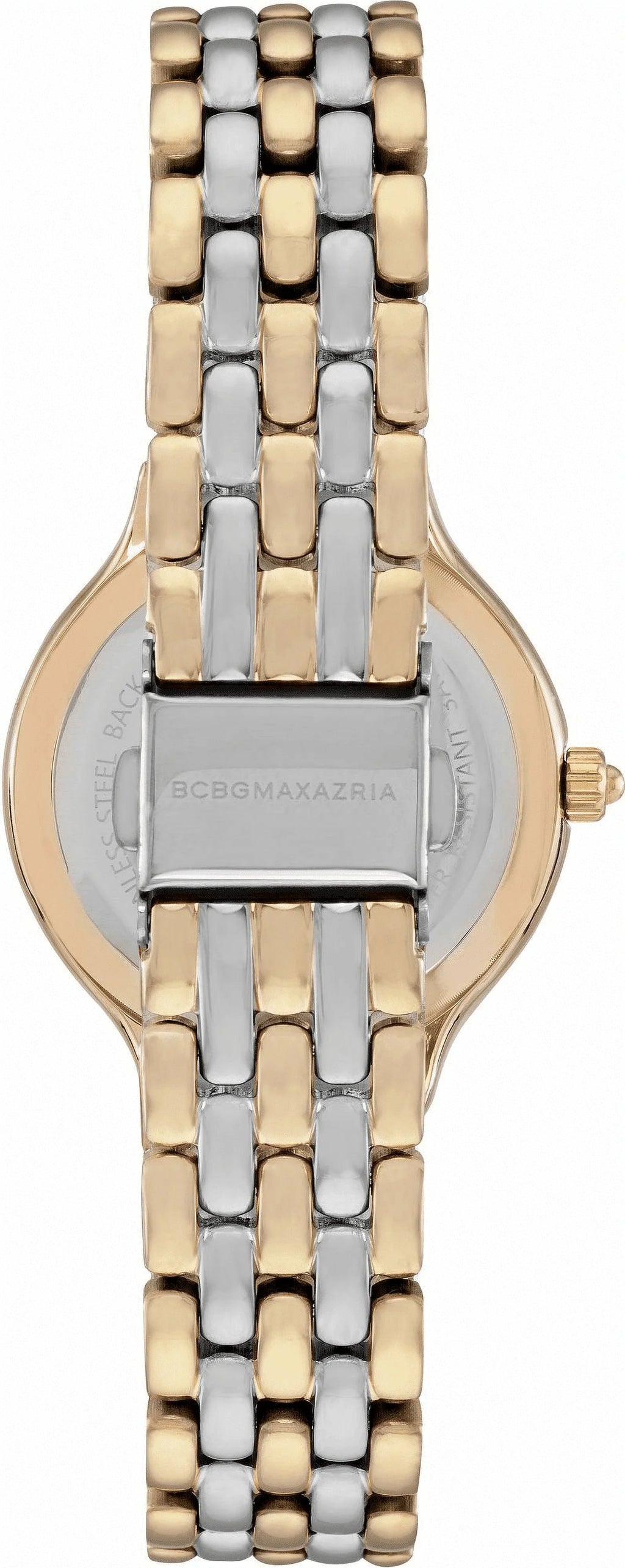 Women's  Two Tone silver Gold Mother of pearl  Watch