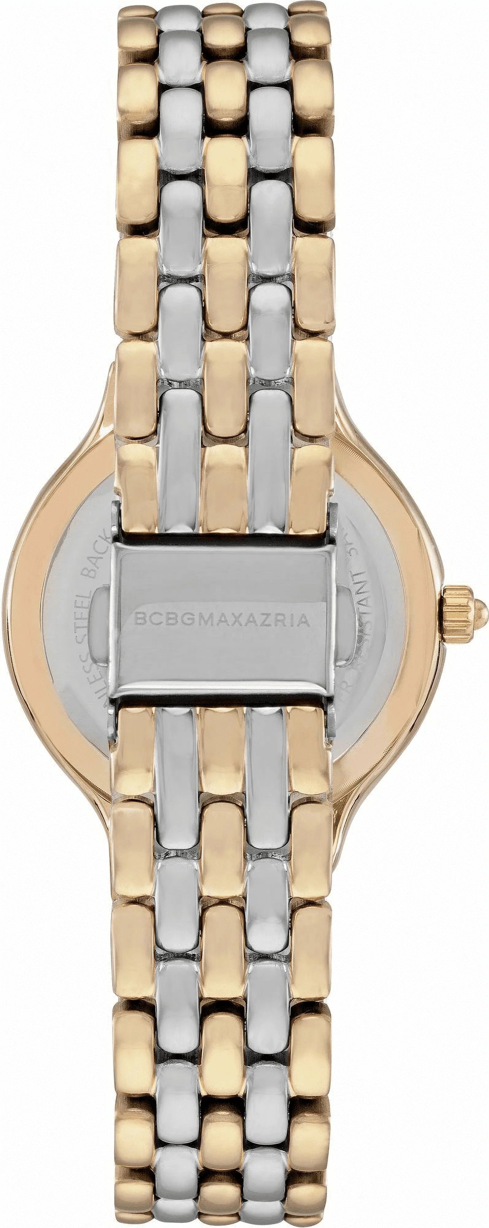 Women's  Two Tone silver Gold Mother of pearl  Watch