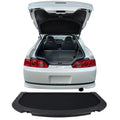 Ikon Motorsports Compatible with 02-06 Acura   Style Black Trunk Privacy Luggage Cargo Cover
