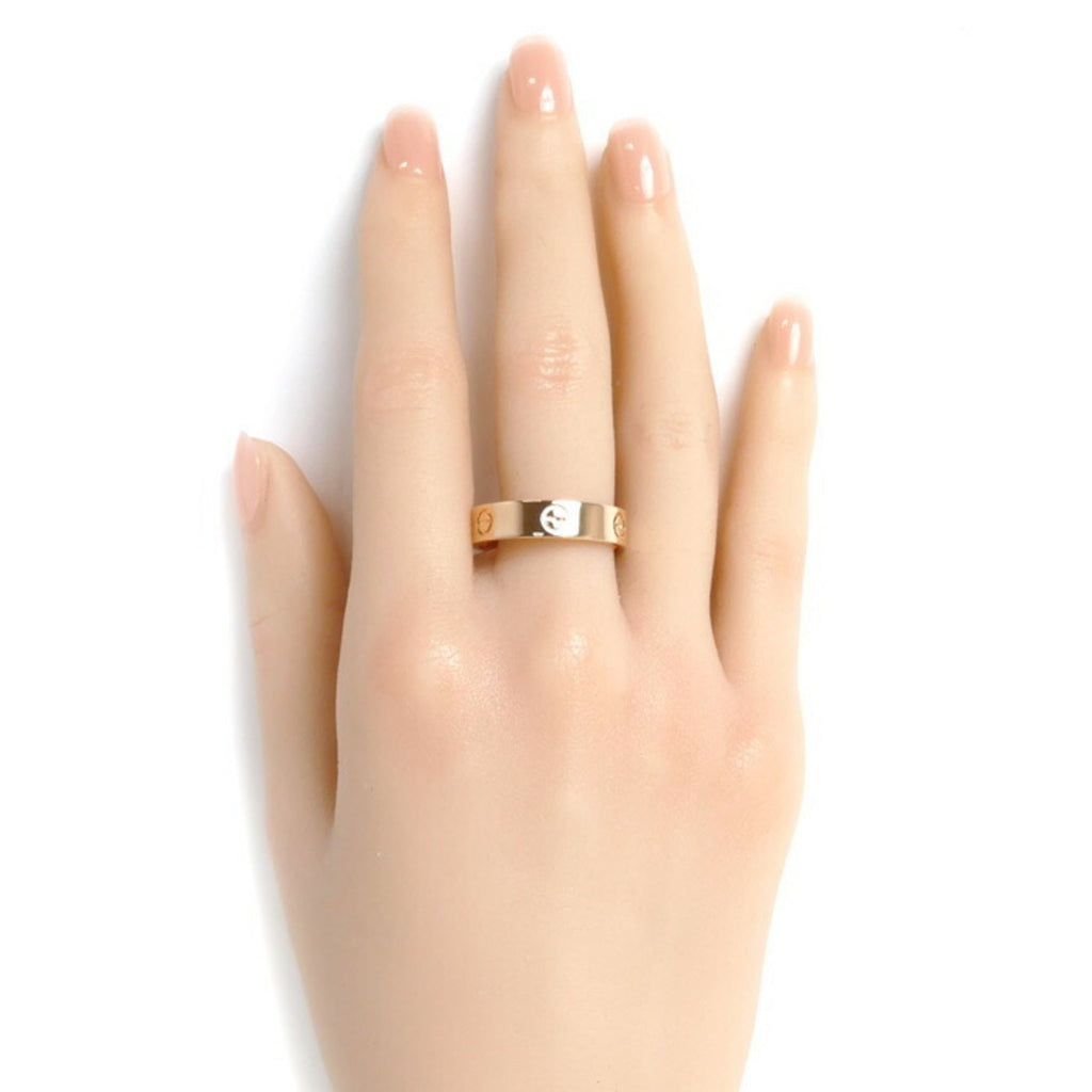 Pre-Owned   Pink Gold Love Ring  Size 23.5 64 7.0g Men's (Good)