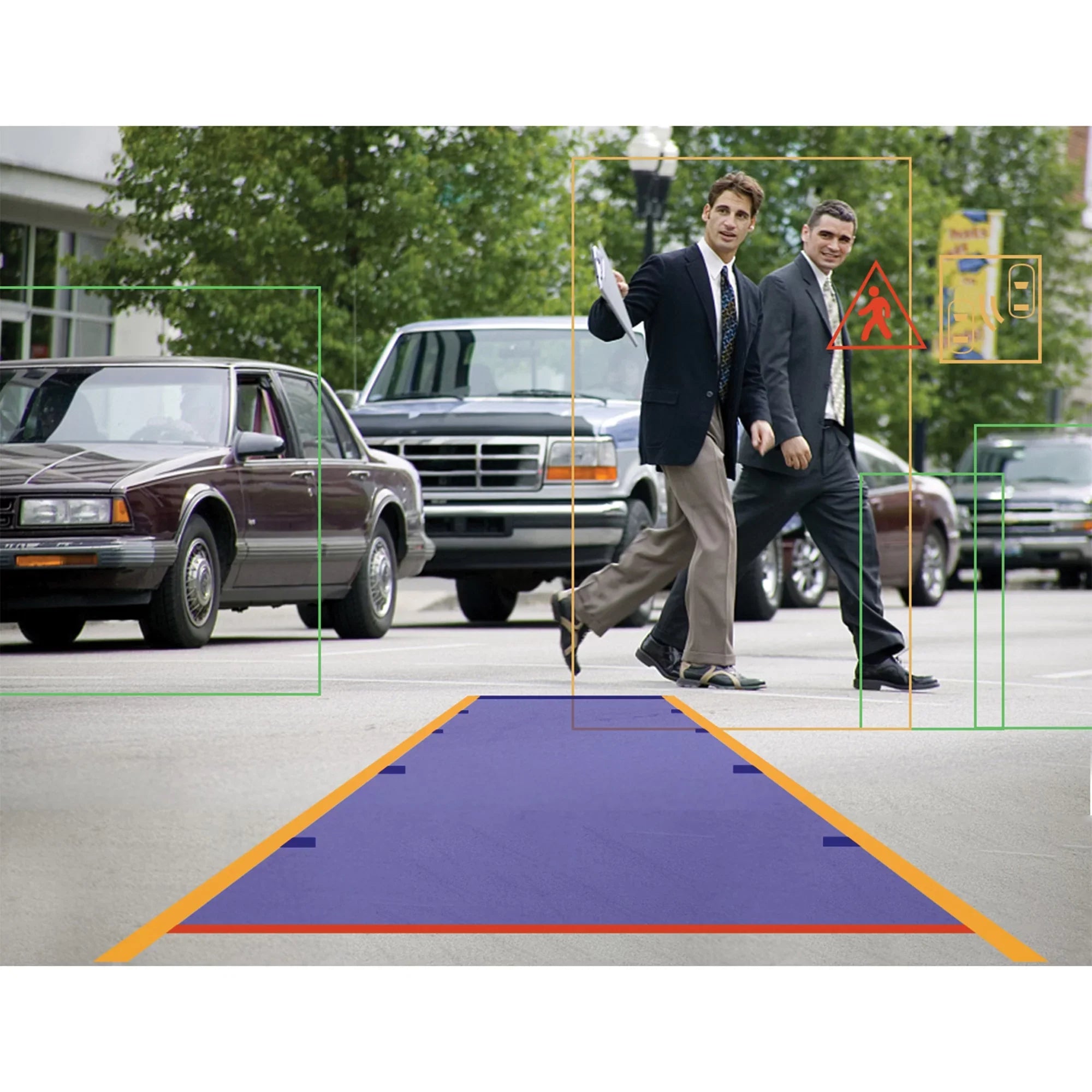 Vision   Concealed-Mount 170° License-Plate  Camera with Intelligent Detection and Warning Alert