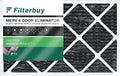Filterbuy 10x24x1  8 Odor Eliminator Pleated   Furnace Air Filters with Activated Carbon (1-Pack)