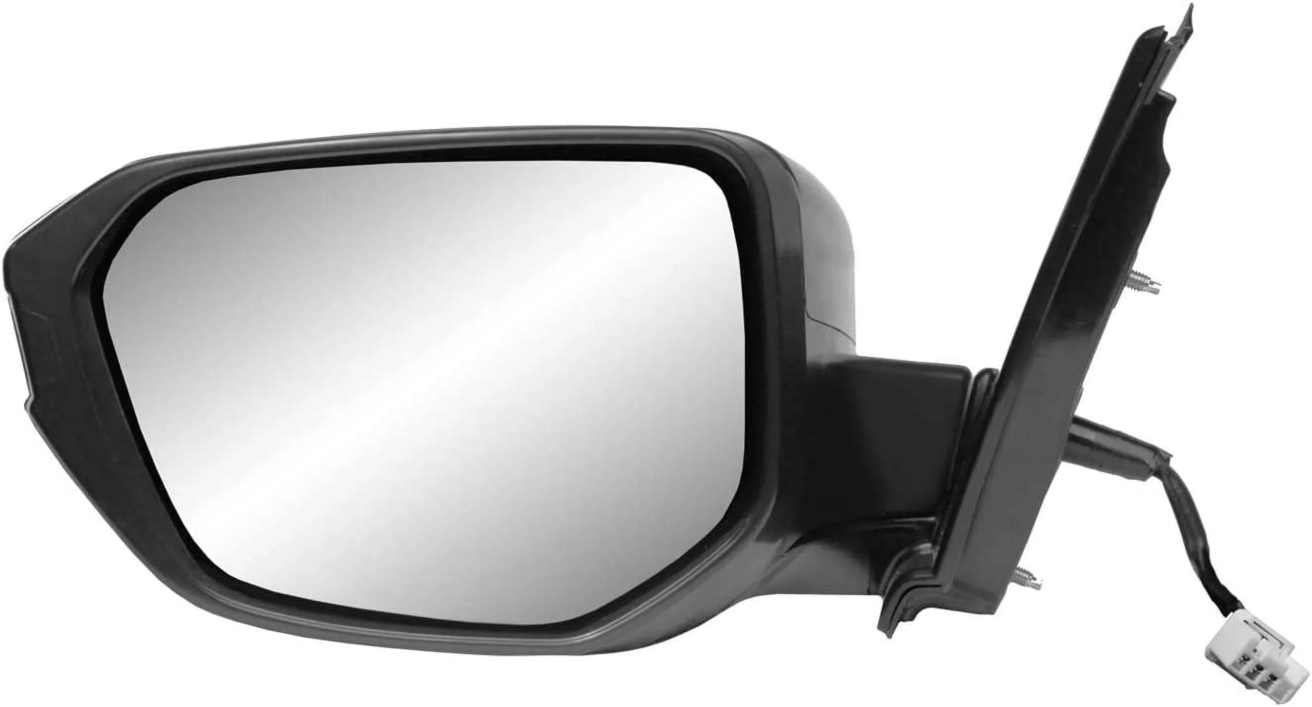 '-Source Driver Side Mirror for  Civic Hatchback, (textured black w/ protective, foldaway), w/o turn signal, w/o camera, , (17-20) 63634H