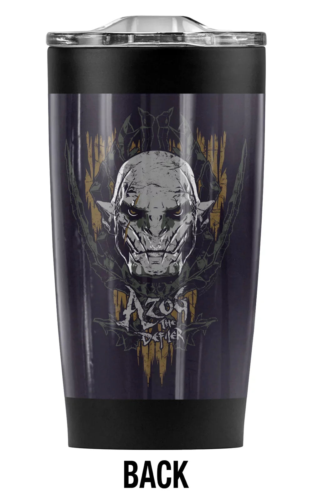 The Hobbit/Azog Stainless Steel Tumbler 20 oz Coffee Travel Mug/Cup, Vacuum Insulated & Double Wall with Leakproof Sliding Lid | Great for Hot Drinks and Cold Beverages