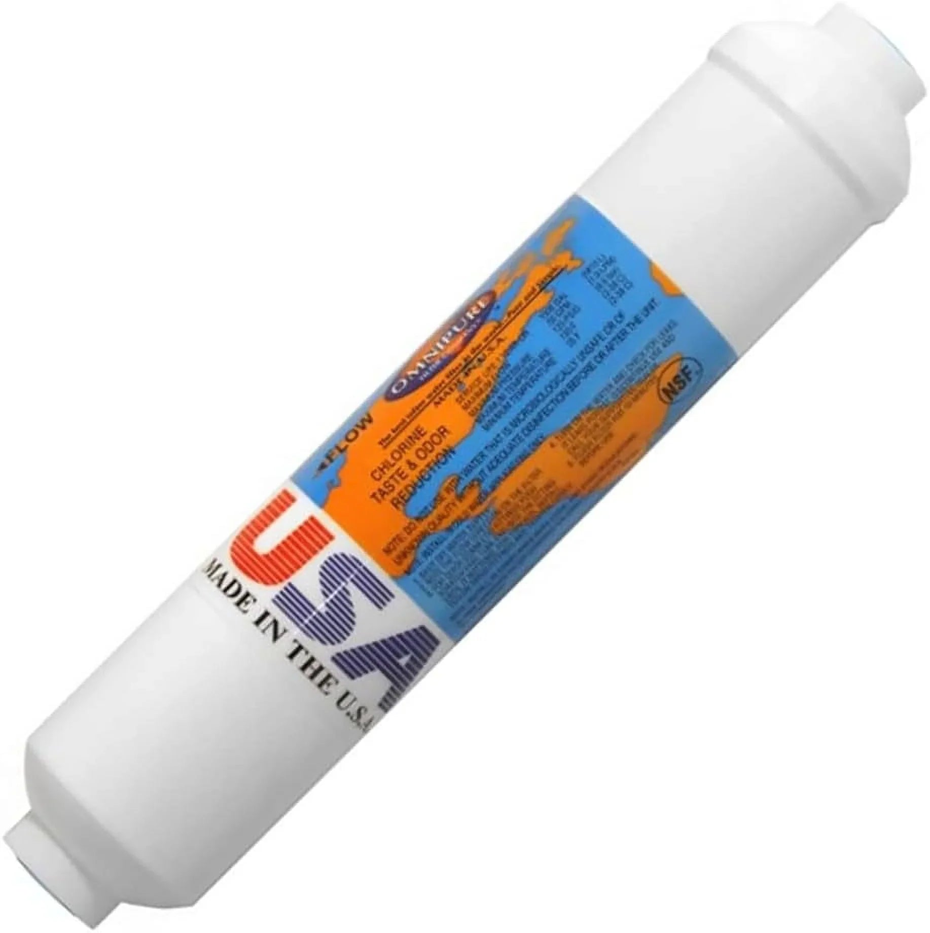 '- (-) - 10"  2"   Coconut Carbon Inline Filter 1/4"