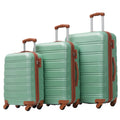 Crtynell 3 Piece Luggage Set Hardside Spinner Suitcase with  Lock 20" 24" 28" Available