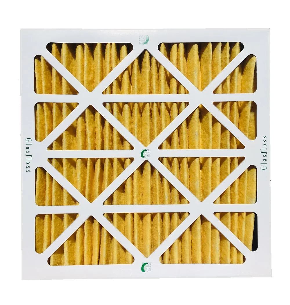 3 Pack of 12x12x2  11 Pleated 2" Inch Air Filters by Glasfloss. Actual Size: 11-1/2 x 11-1/2 x 1-3/4