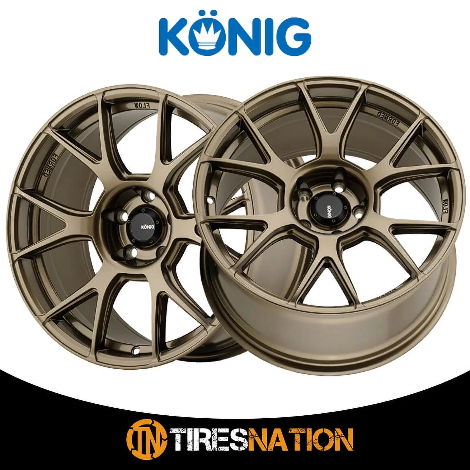 Konig 56BZ Ampliform 17x8 5x114.3 +40et Gloss Bronze Wheel