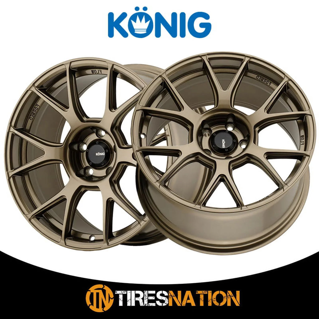 17x8 Konig 56BZ Ampliform Gloss Bronze Wheel 4x100 (45mm)