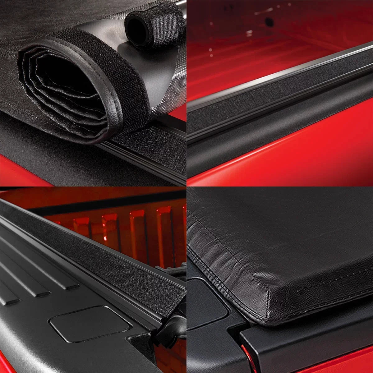 Auto Drive Soft Roll up Truck Bed Tonneau Cover Fits 04-12 Chevy Colorado /  Canyon 5'3" Bed