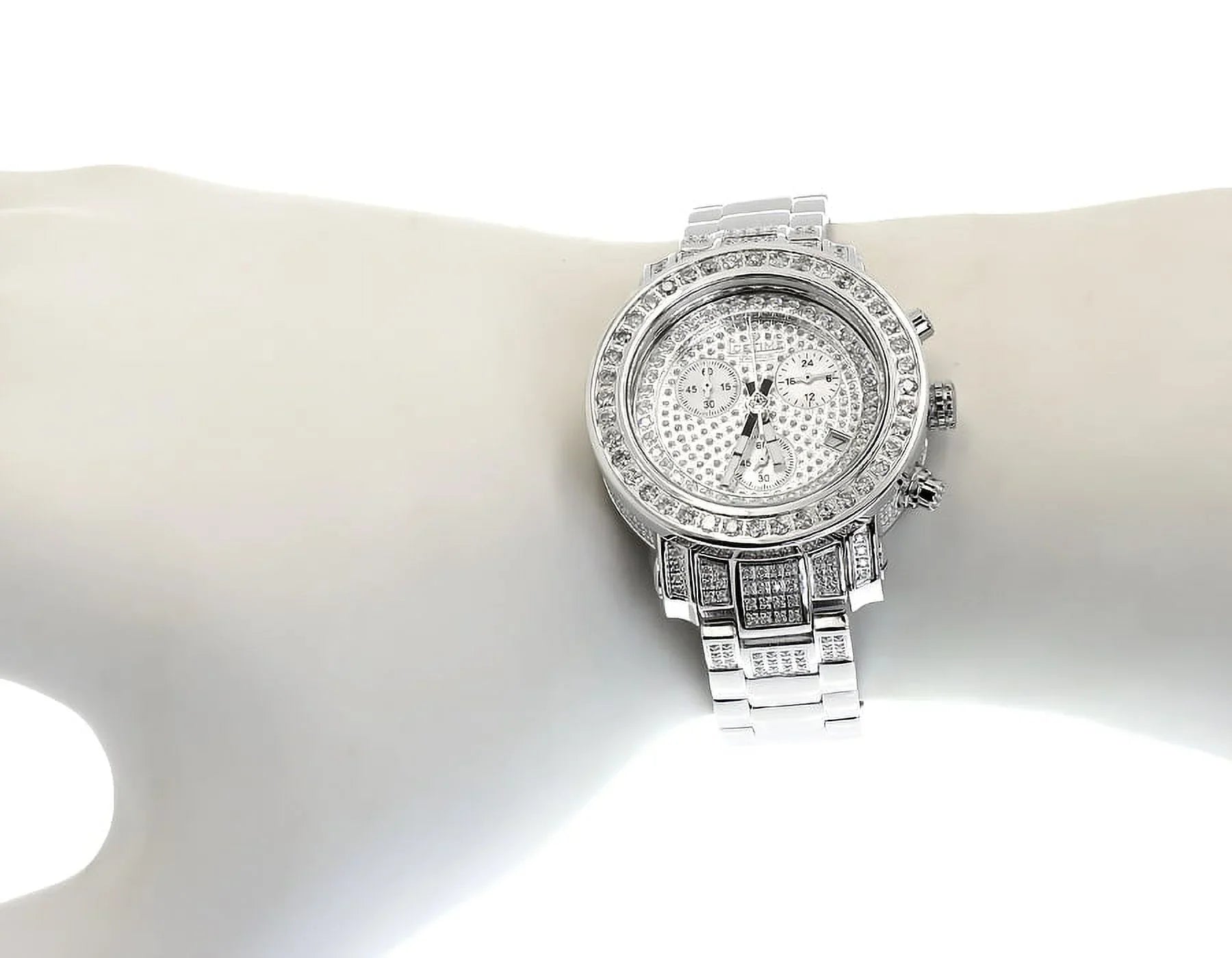 Ladies White Icetime Platinum Diamond Watch  01(3 ct)