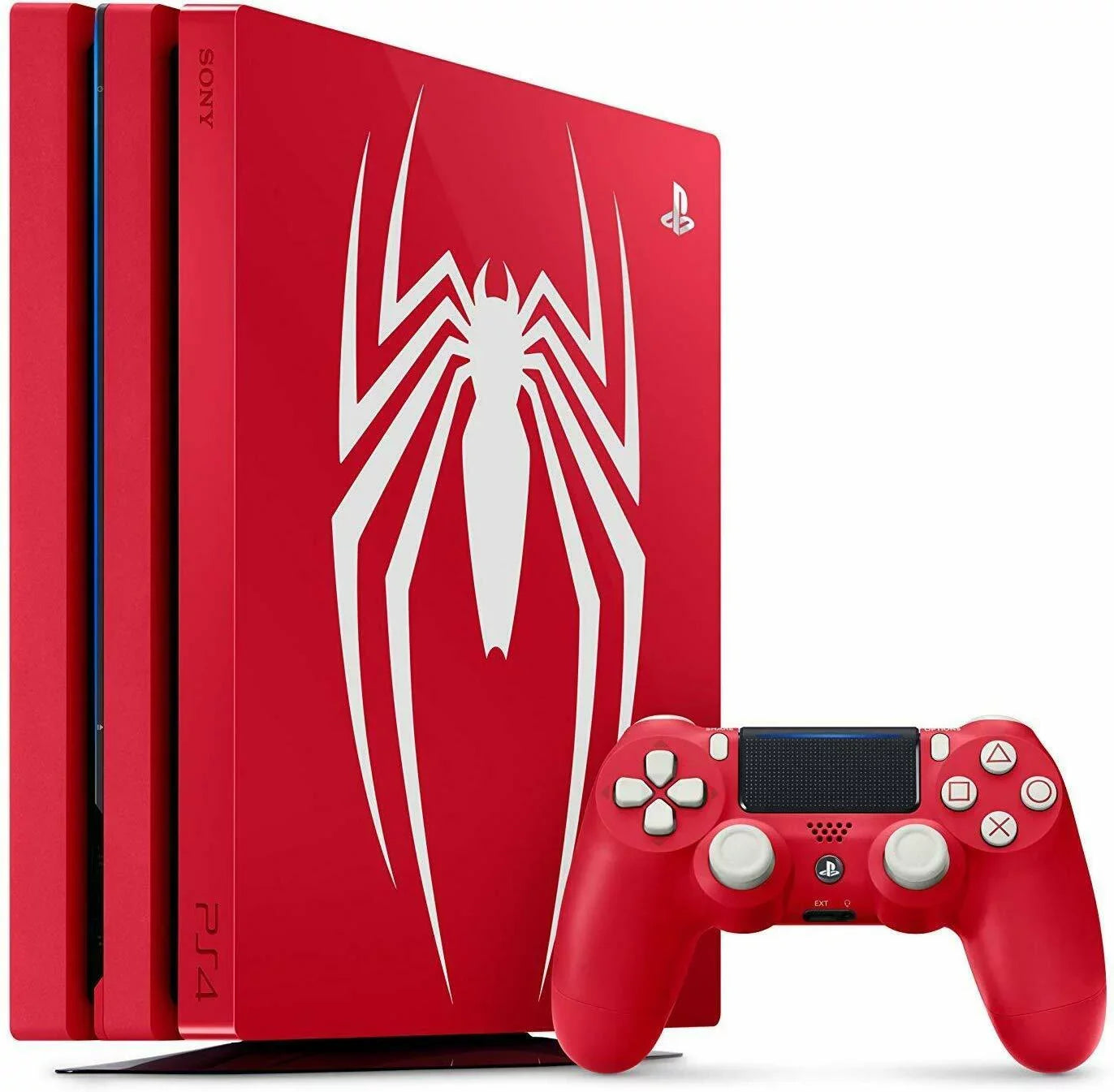 Restored Sony 1TB PlayStation 4 Pro Marvel's Spider-Man Console Limited Edition - Red 3003194 (Refurbished)
