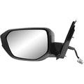 '-Source Driver Side Mirror for  Civic Hatchback, (textured black w/ protective, foldaway), w/o turn signal, w/o camera, , (17-20) 63634H