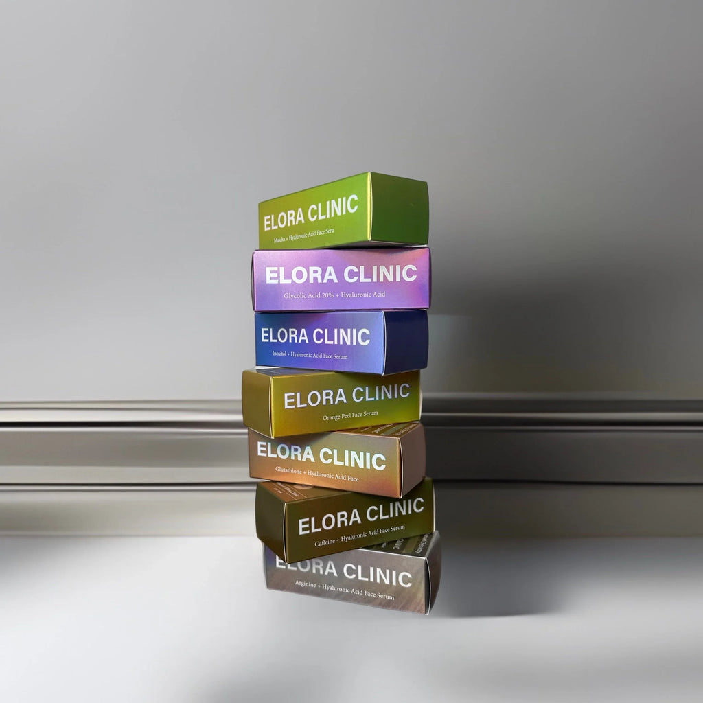 Elora Clinic Arginine Serum - Hyaluronic Acid + Arginine - Hydrating & Soothing Hyaluronic Acid + Arginine - Oil Free - Water Based