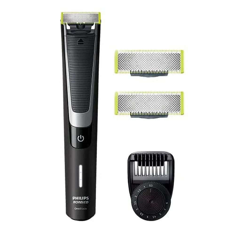 Norelco OneBlade Pro Kit, Hybrid Styler Electric Trimmer,  + 2 OneBlade Replacement Blades