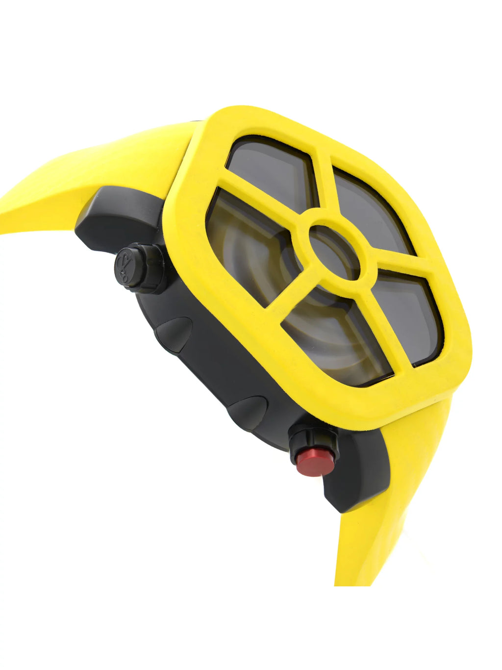 Jacob & Co. Ghost Steel Carbon Bezel Yellow Quartz Watch .11...