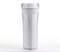 Hydronix -10WHWH12, 10" White Housing with White Flat Cap For  & Filtration Systems, 1/2" Ports
