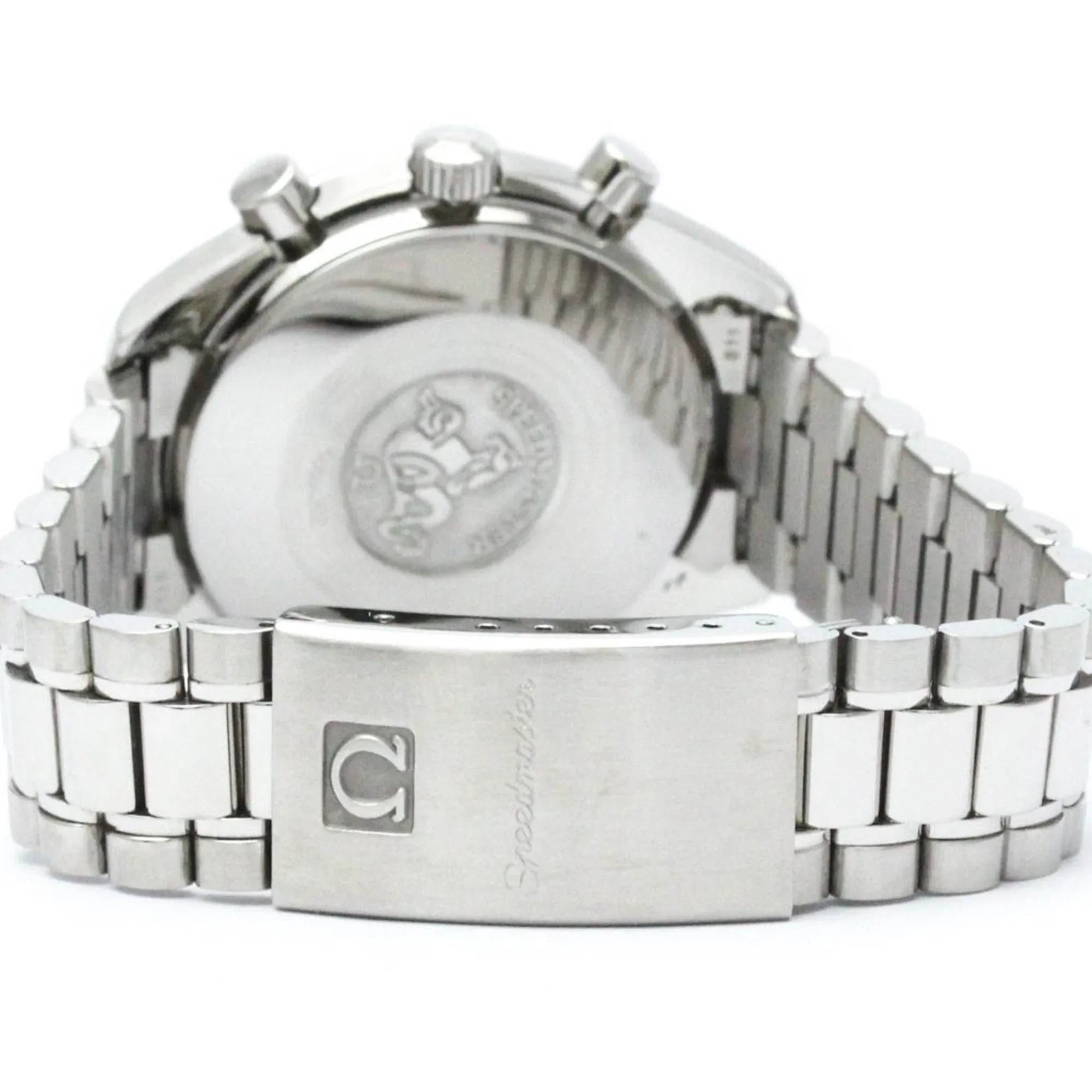 Pre-Owned Polished  Speedmaster Automatic Steel Mens Watch 3510.50  (Good)