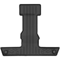 All Weather Custom Fit Black 3rd Row Floor Mat Liner Set Compatible With 2021-2023 Jeep Grand Cherokee  with 2nd Row Bucket Seats With Center Console