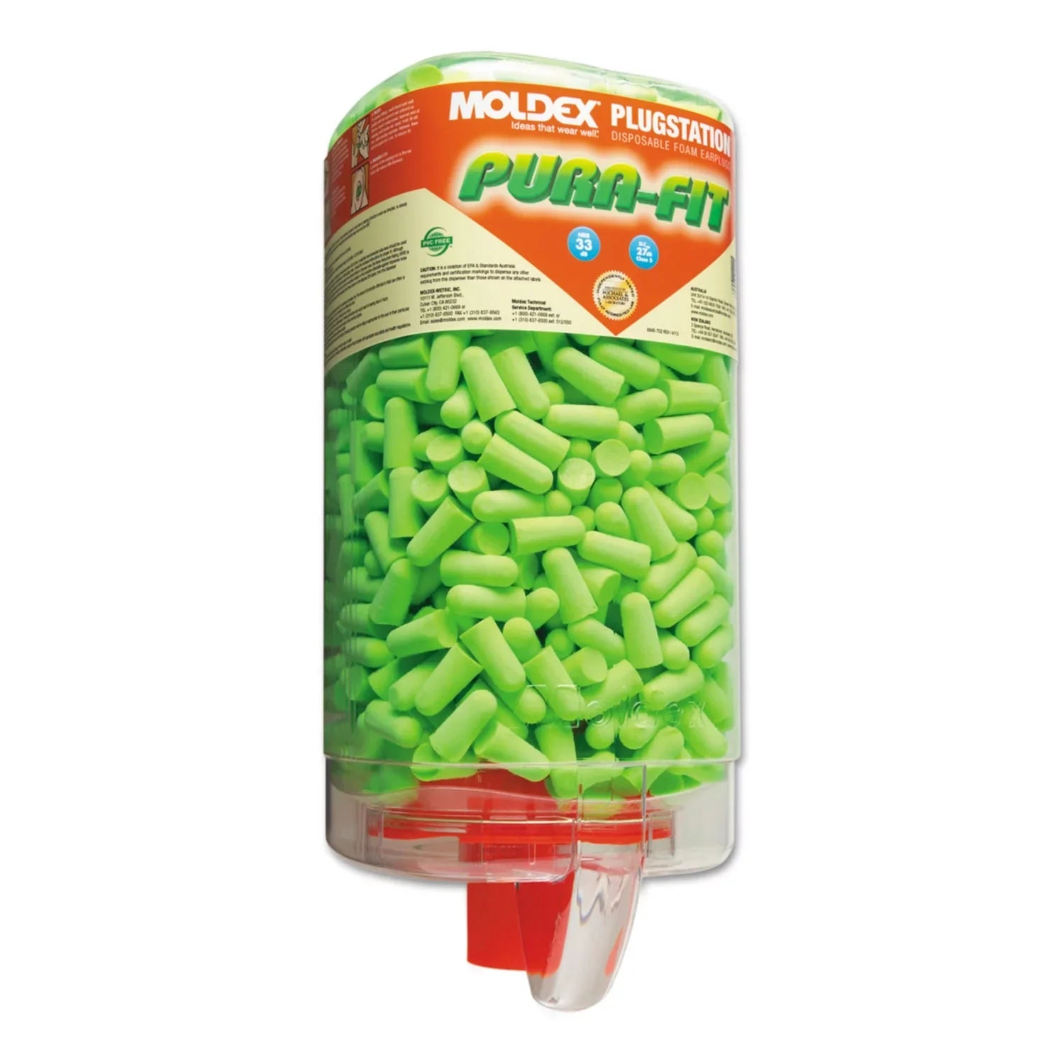 Moldex PlugStation 6845 Dispenser with Pura-Fit Earplugs