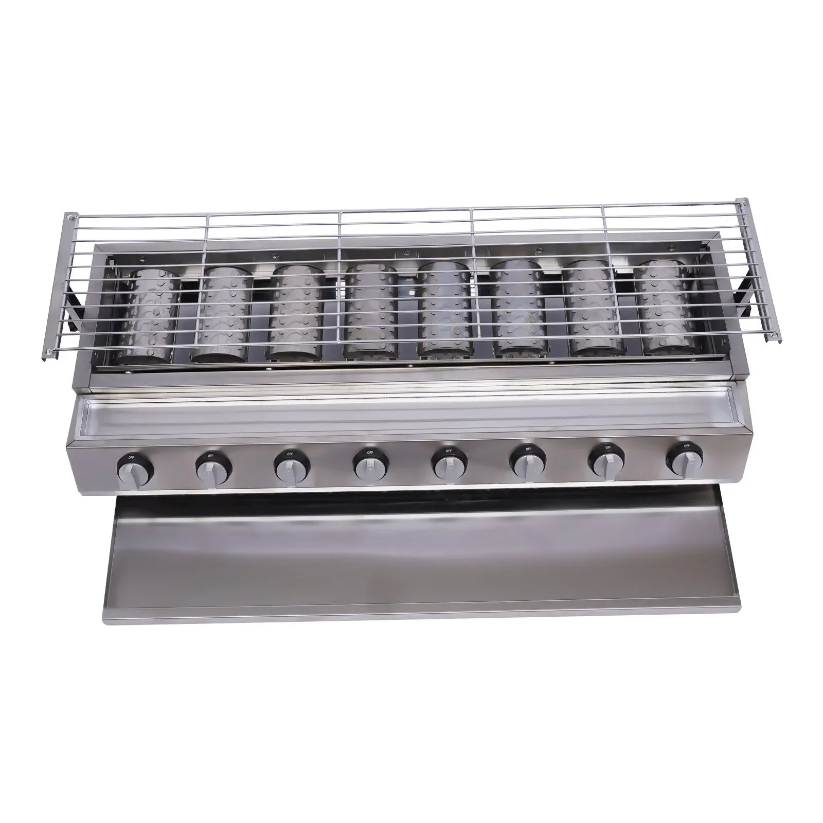 Grill Gas Barbecue Grill for Home Patio Garden Party Picnic, Stainless Steel