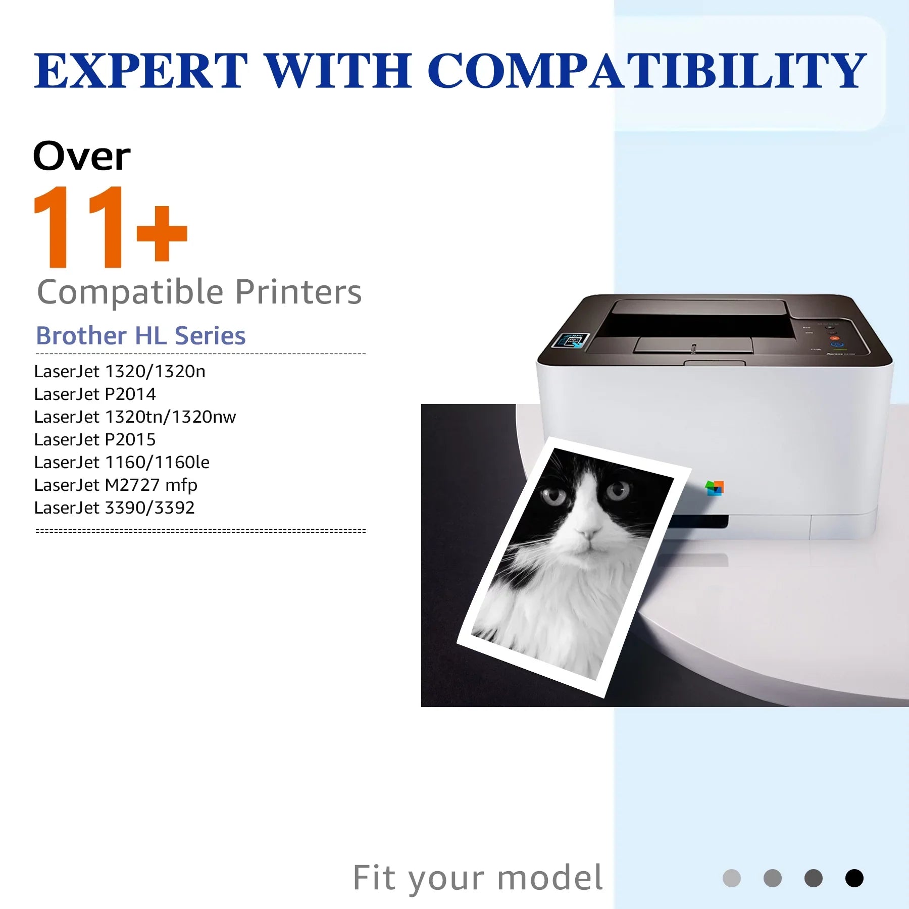 2 Black 49A |  Toner Cartridge Replacement for  1320 1320n 1320nw 1320tn 3390  3392  1160 Printer