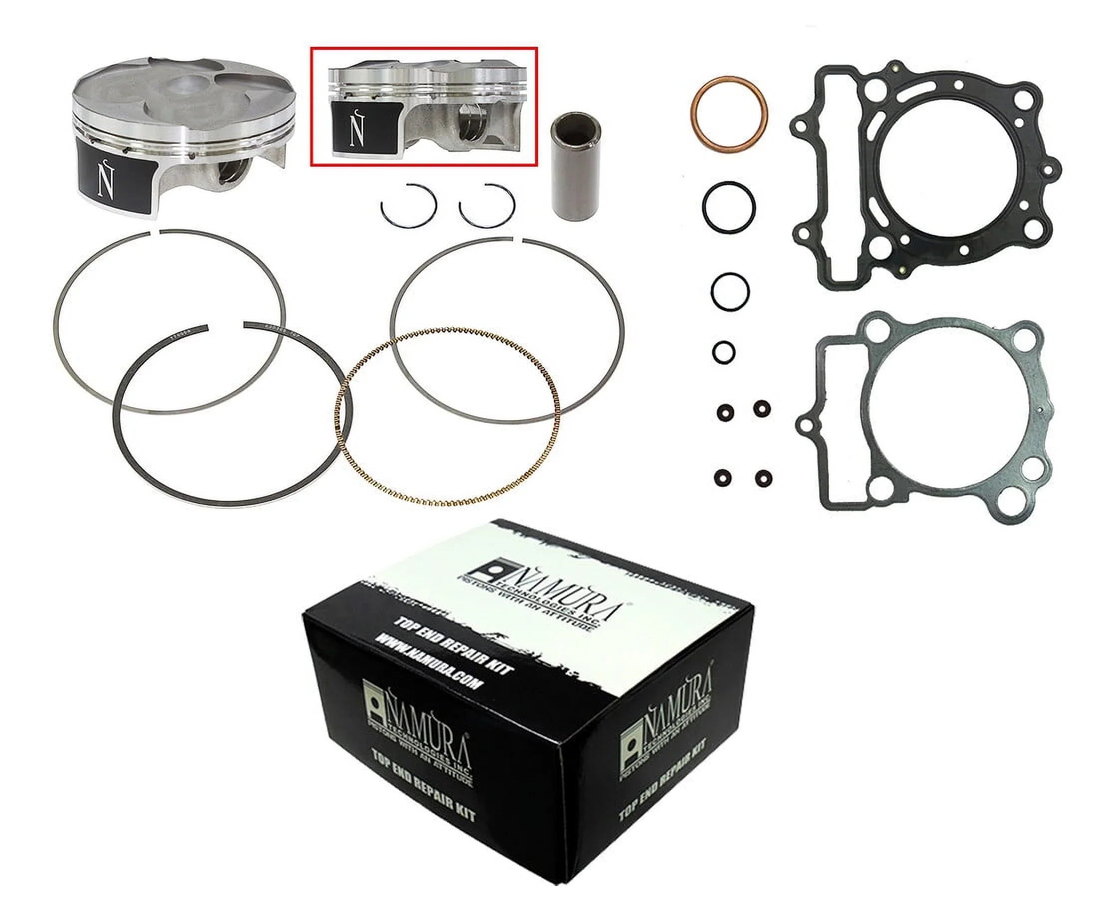 Namura Technologies -30039- Top End Repair Kit () - Standard Bore76.95mm, 13.4:1 Compression