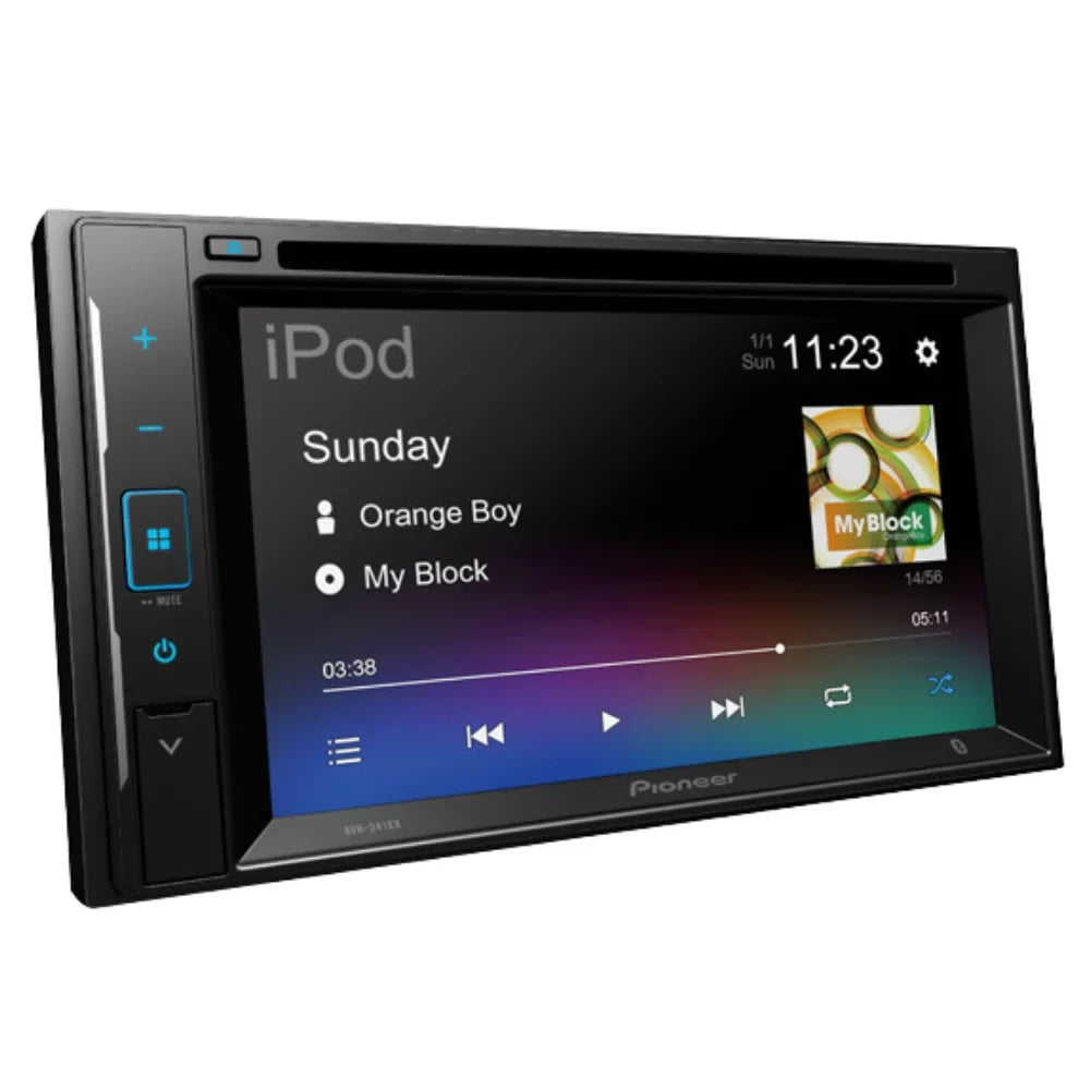 Bundle with Pioneer Multimedia  Car Stereo and Installation Kit - for 1990-1992 Cadillac Fleetwood Brougham / Bluetooth  Touchscreen Radio - Backup Camera, 2 Din Dash Kit